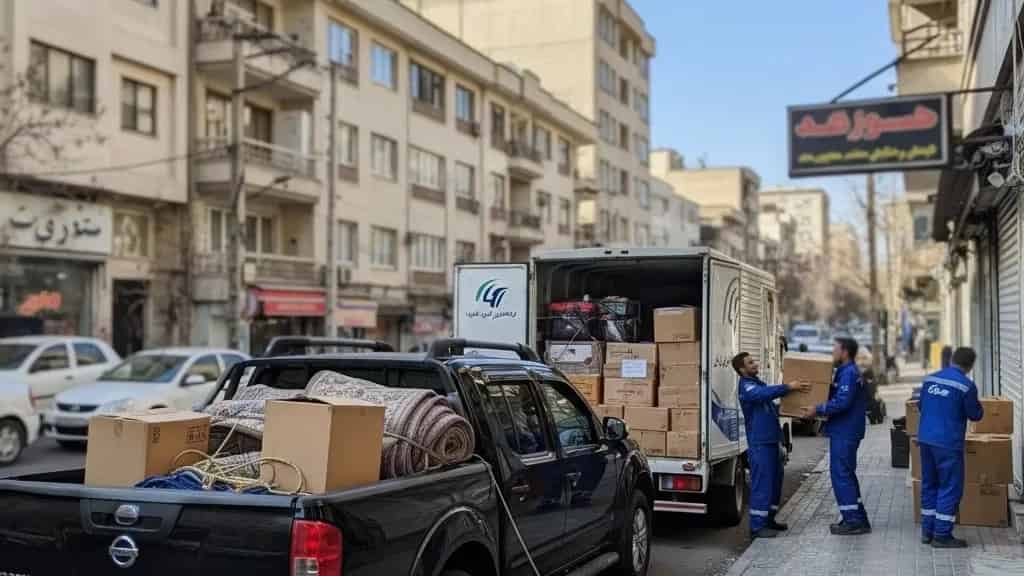 حمل بار با نیسان از تهران به حومه و شهرستان‌ها